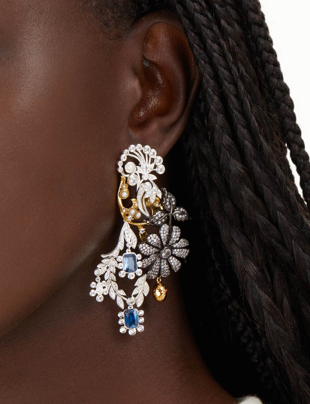 TANGLED COLLAGE EARRINGS - 2