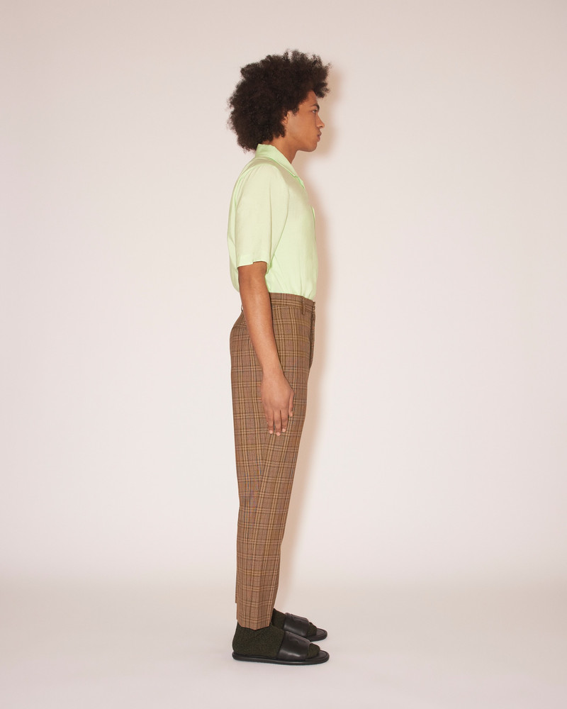 ADAR - Summer suiting slim-leg pants - Camel 3