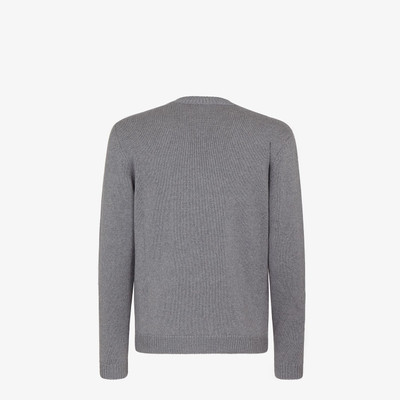 FENDI Gray wool sweater outlook