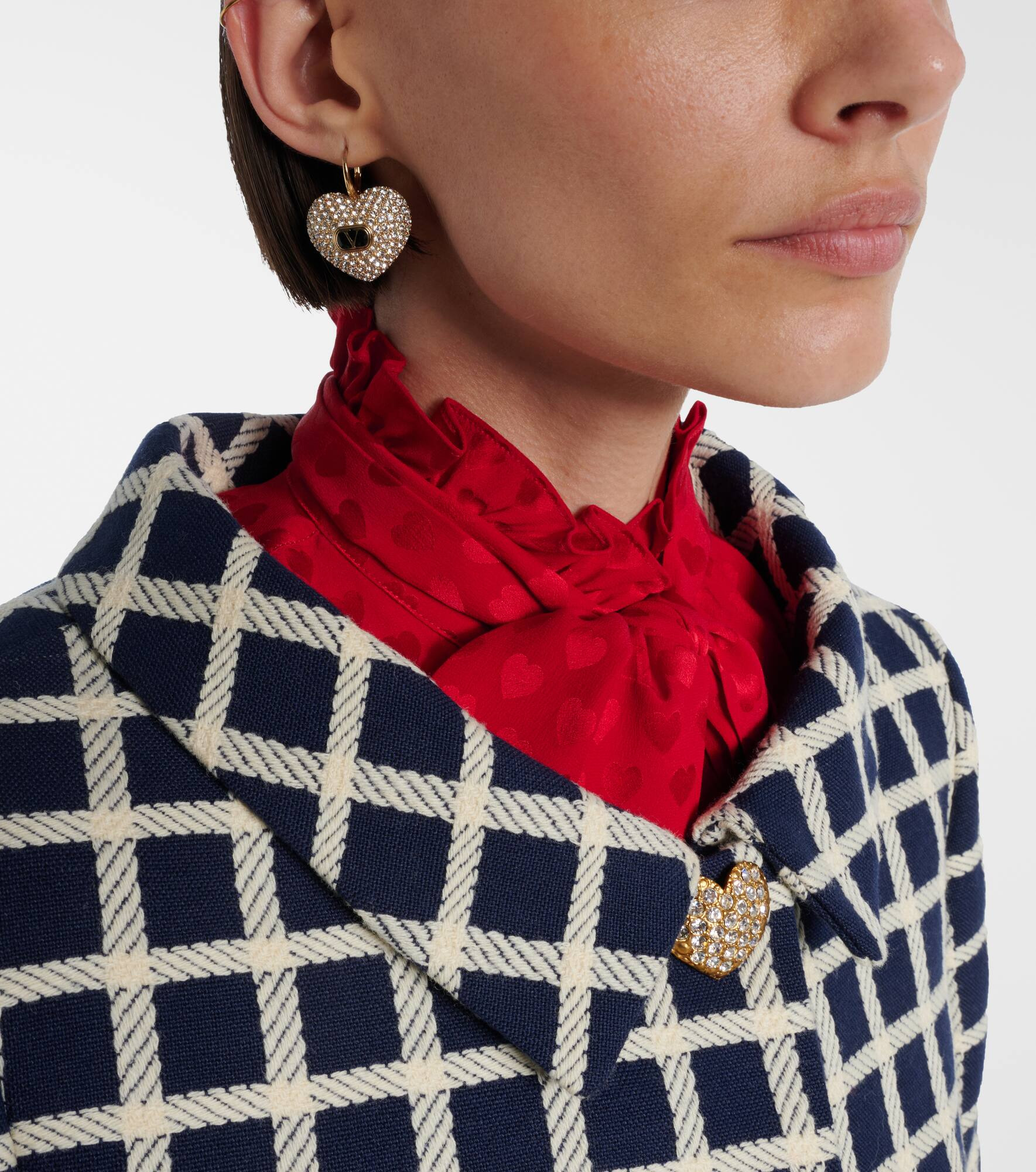 Cœur Royale crystal-embellished earrings - 6