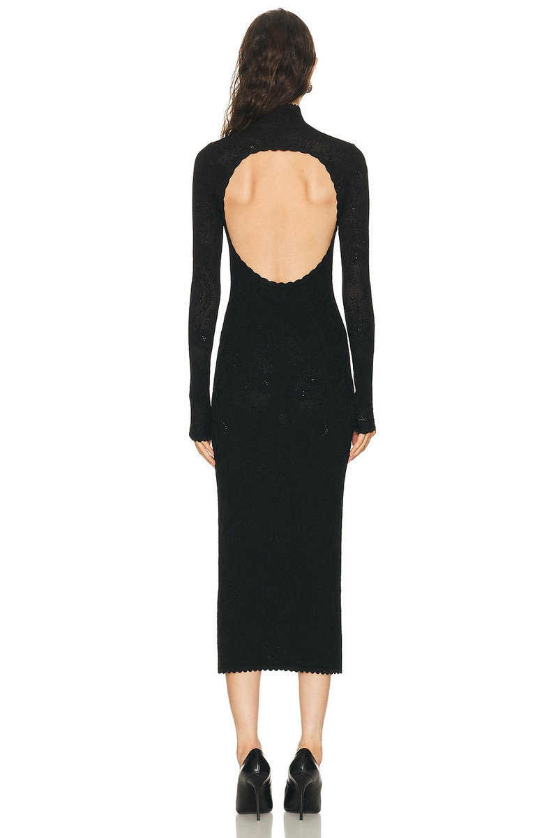 Givenchy Fitted Open Back Lace Dress outlook