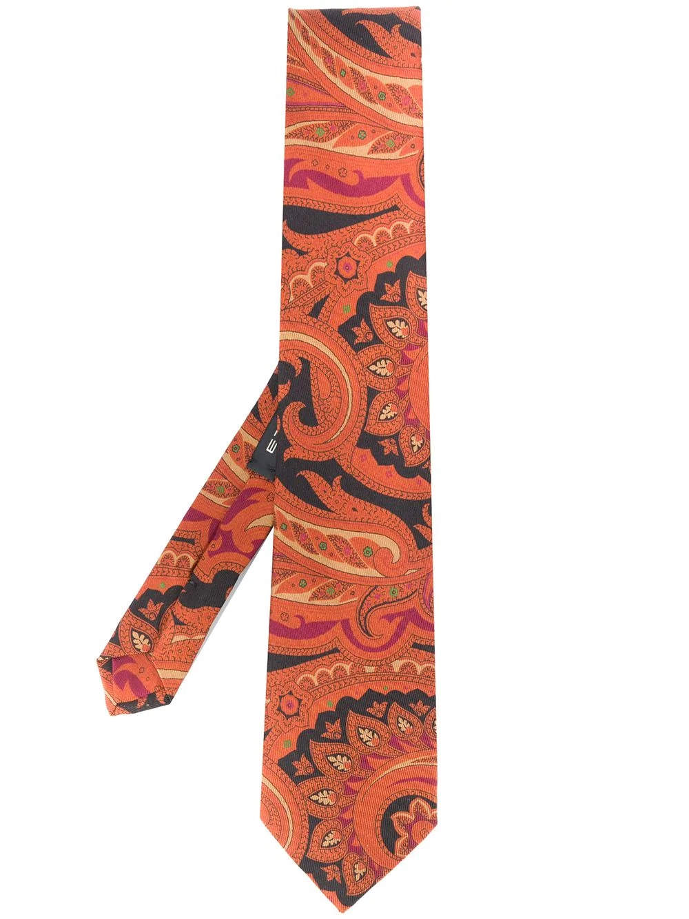 paisley print tie - 1