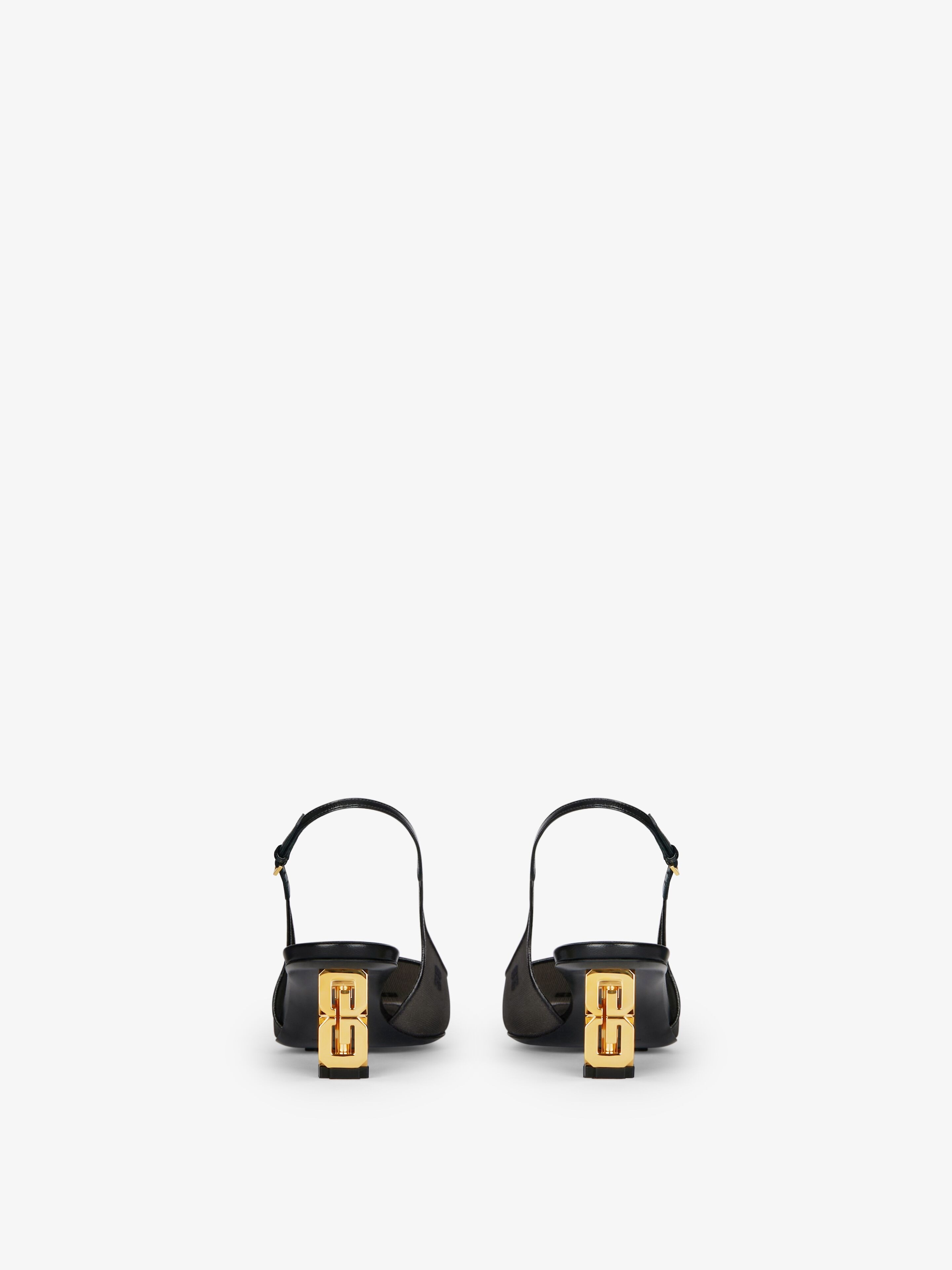 G CUBE SLINGBACKS IN 4G MESH - 6