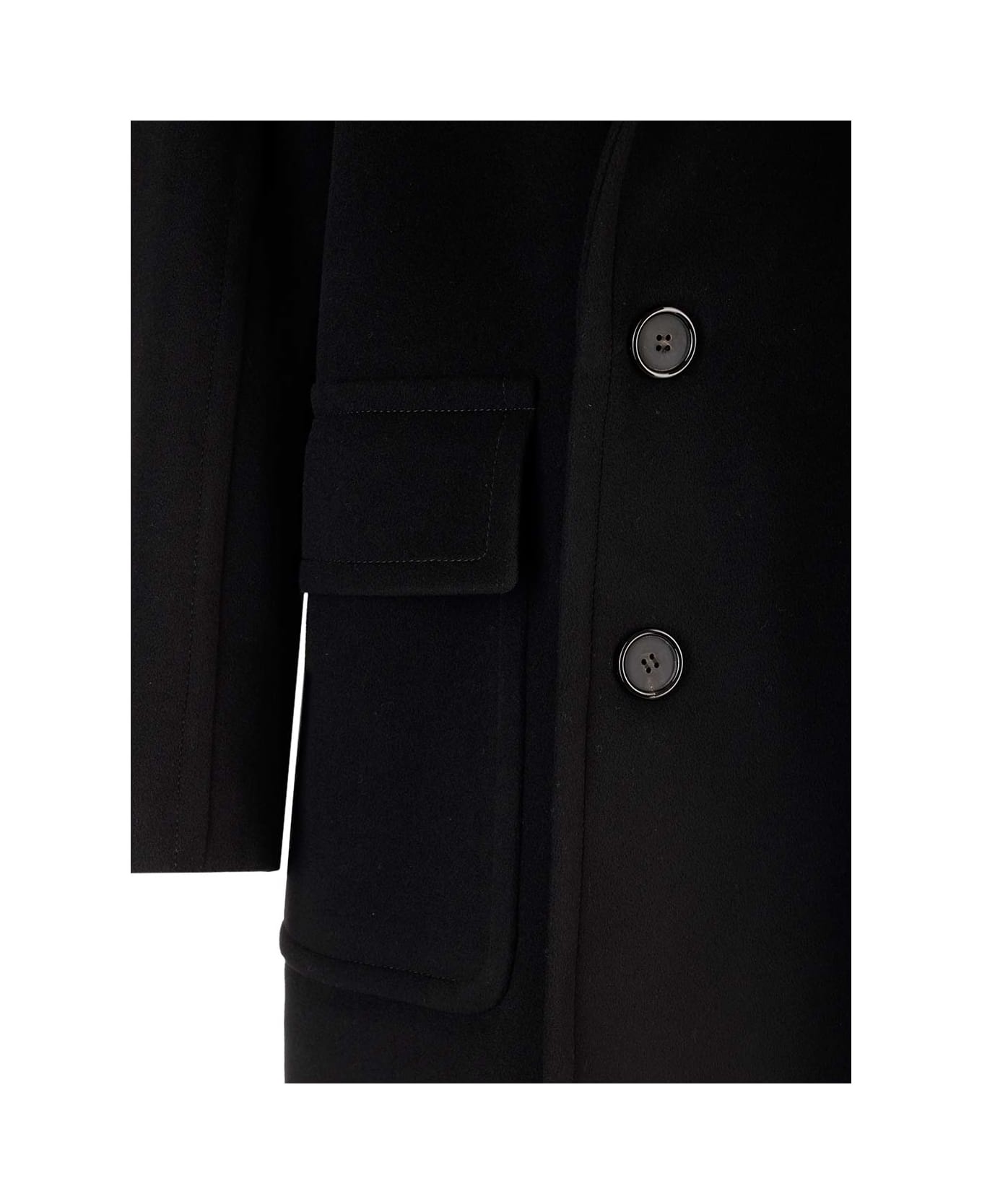 Wool And Cashmere Peacoat - 4