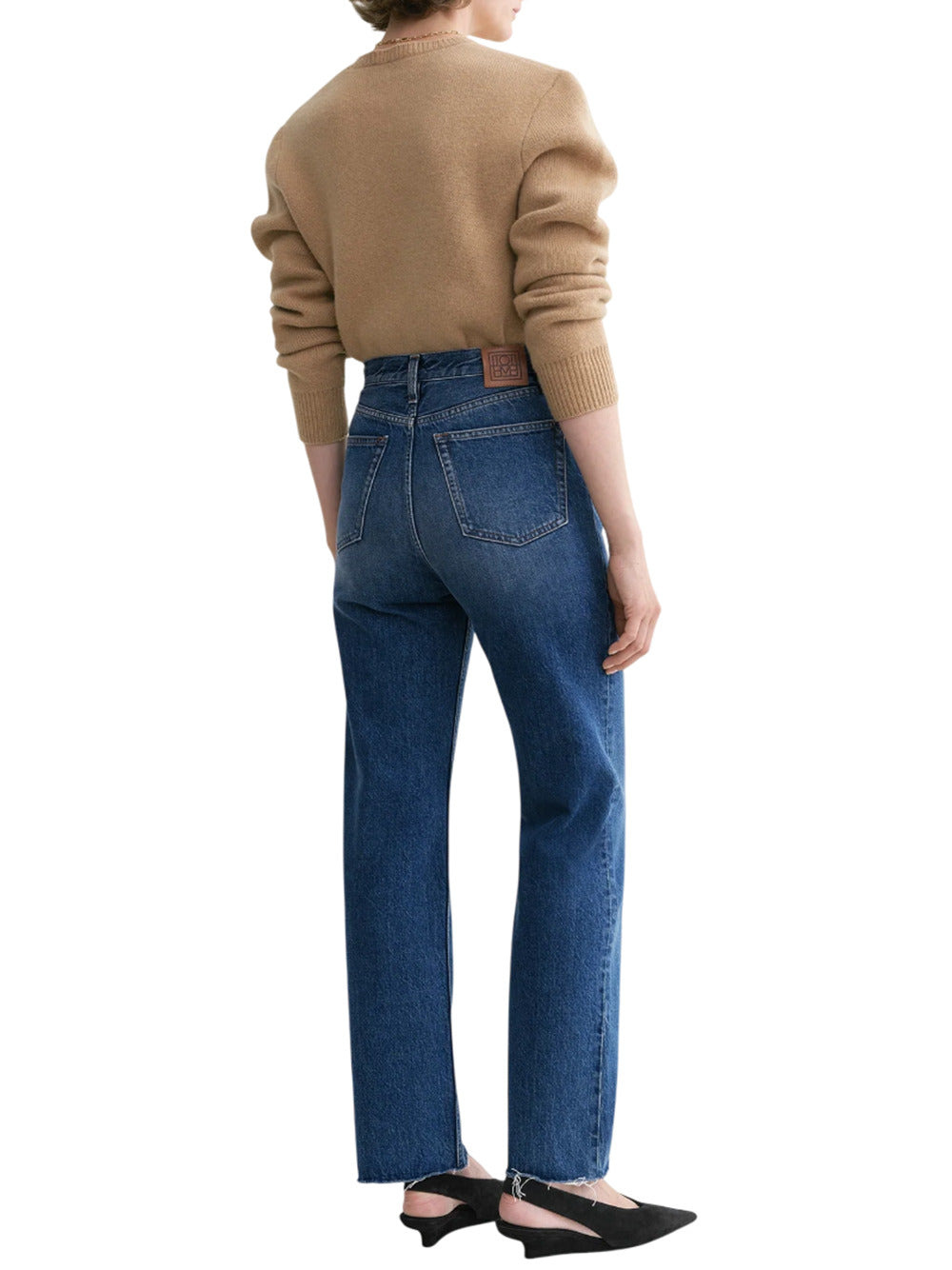 Toteme Women Medium Blue Classic Cut Denim - 4