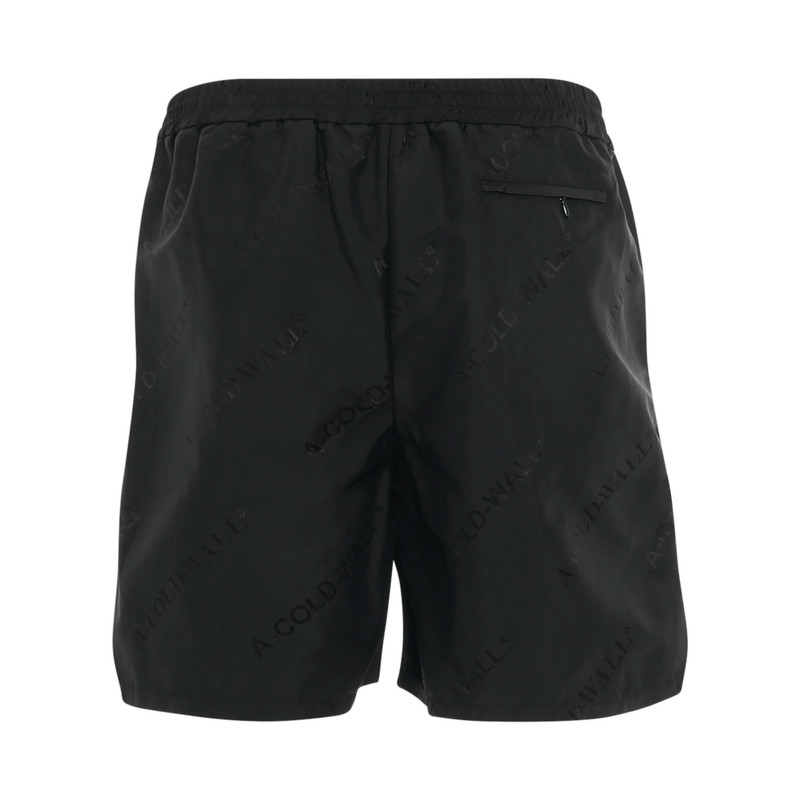 A-COLD-WALL* Monogram Shorts in Black outlook