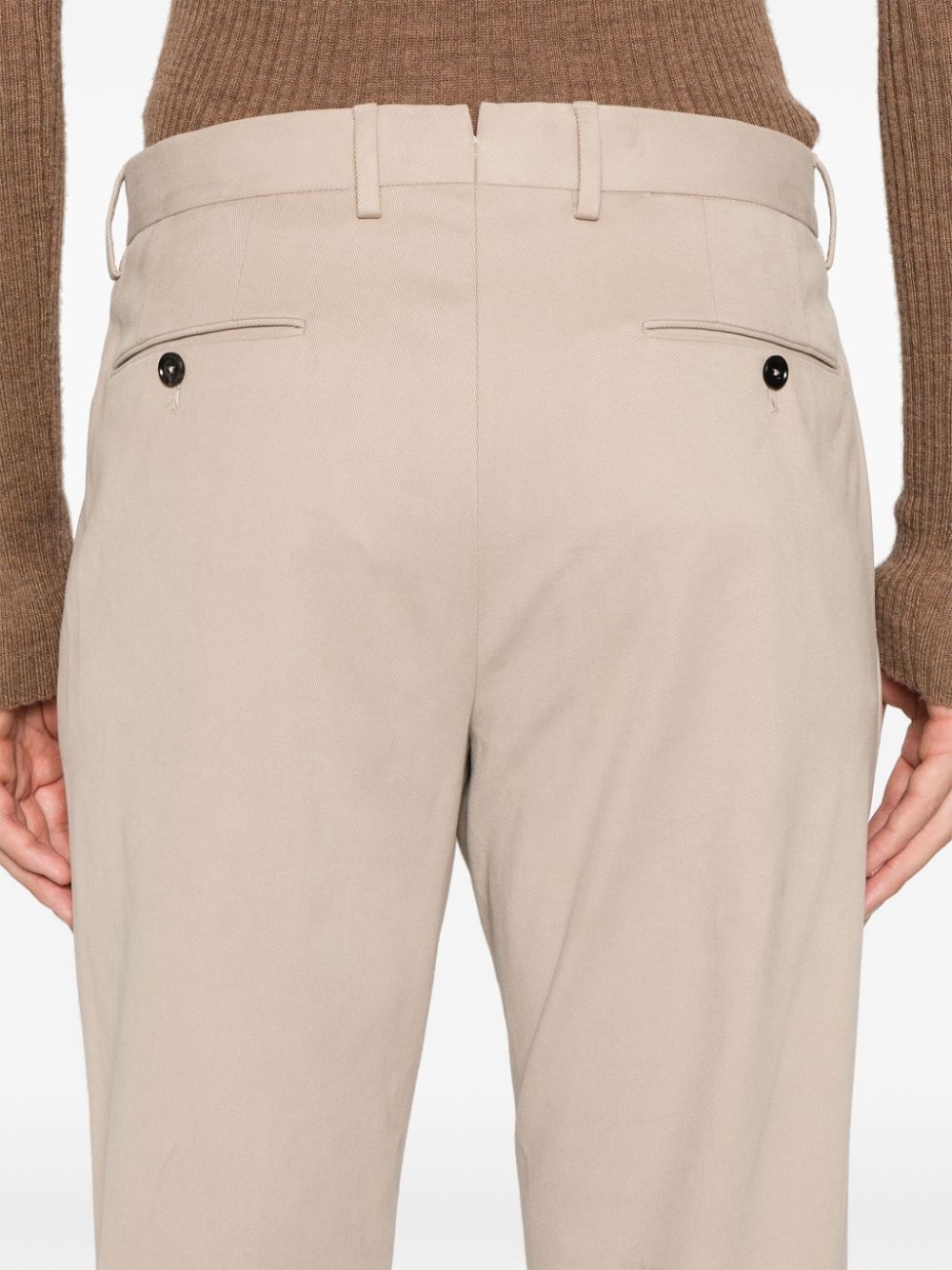 twill-weave trousers - 5