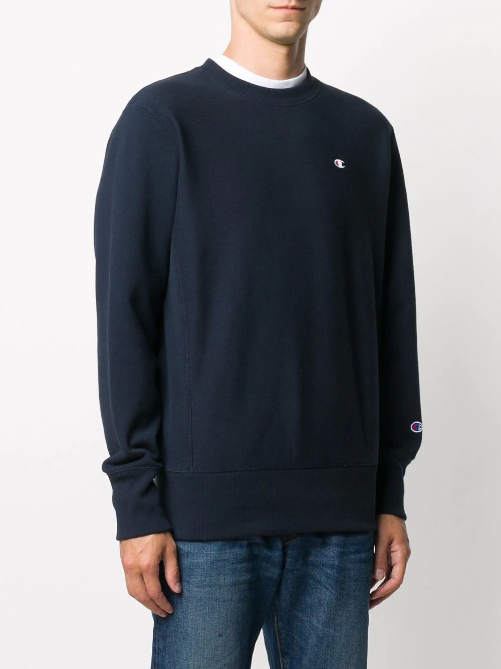 embroidered logo sweatshirt - 3