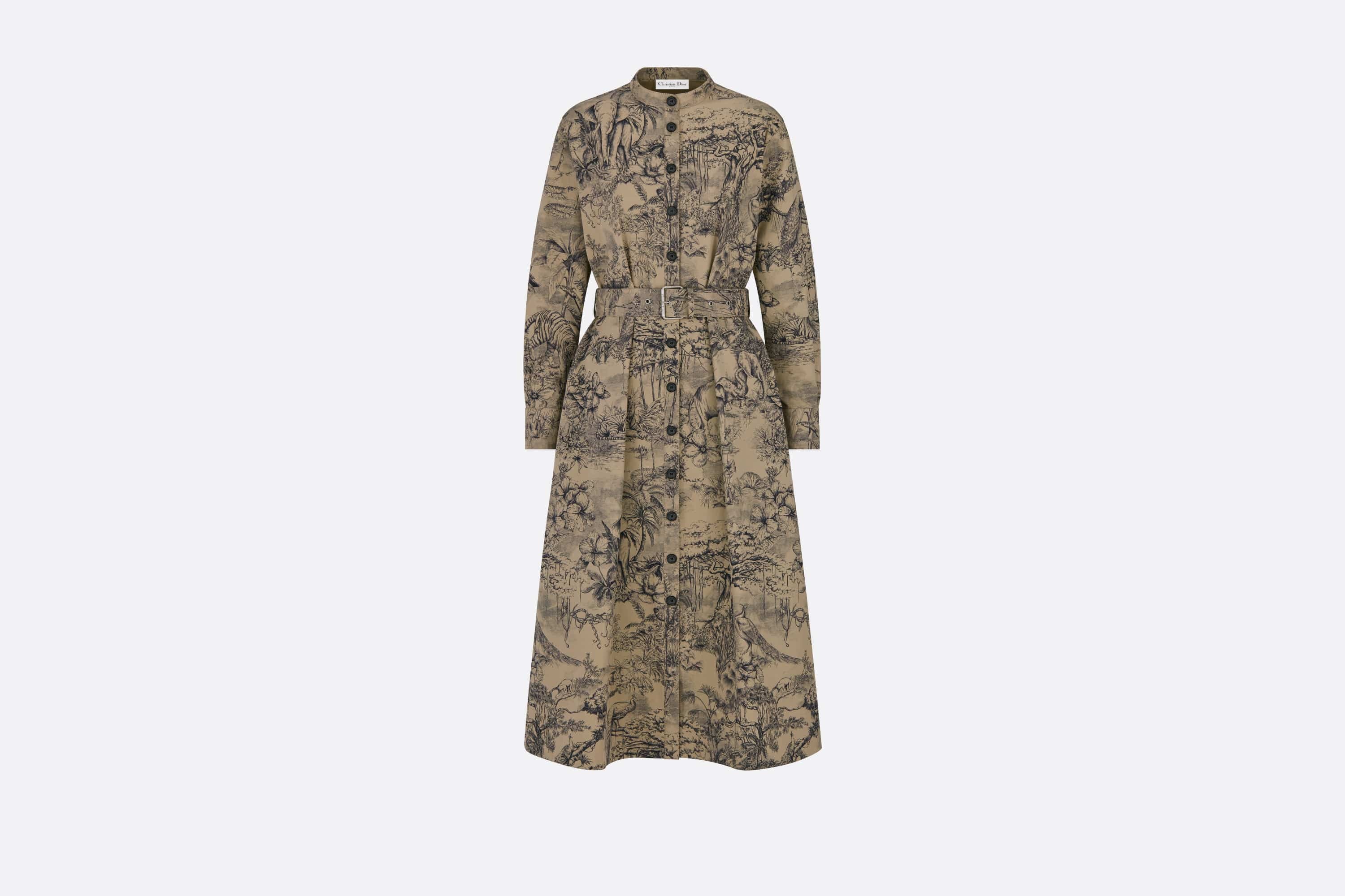 Belted Shirt Dress - 1