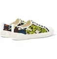 Rubber-Trimmed Floral-Print Canvas Sneakers - 14