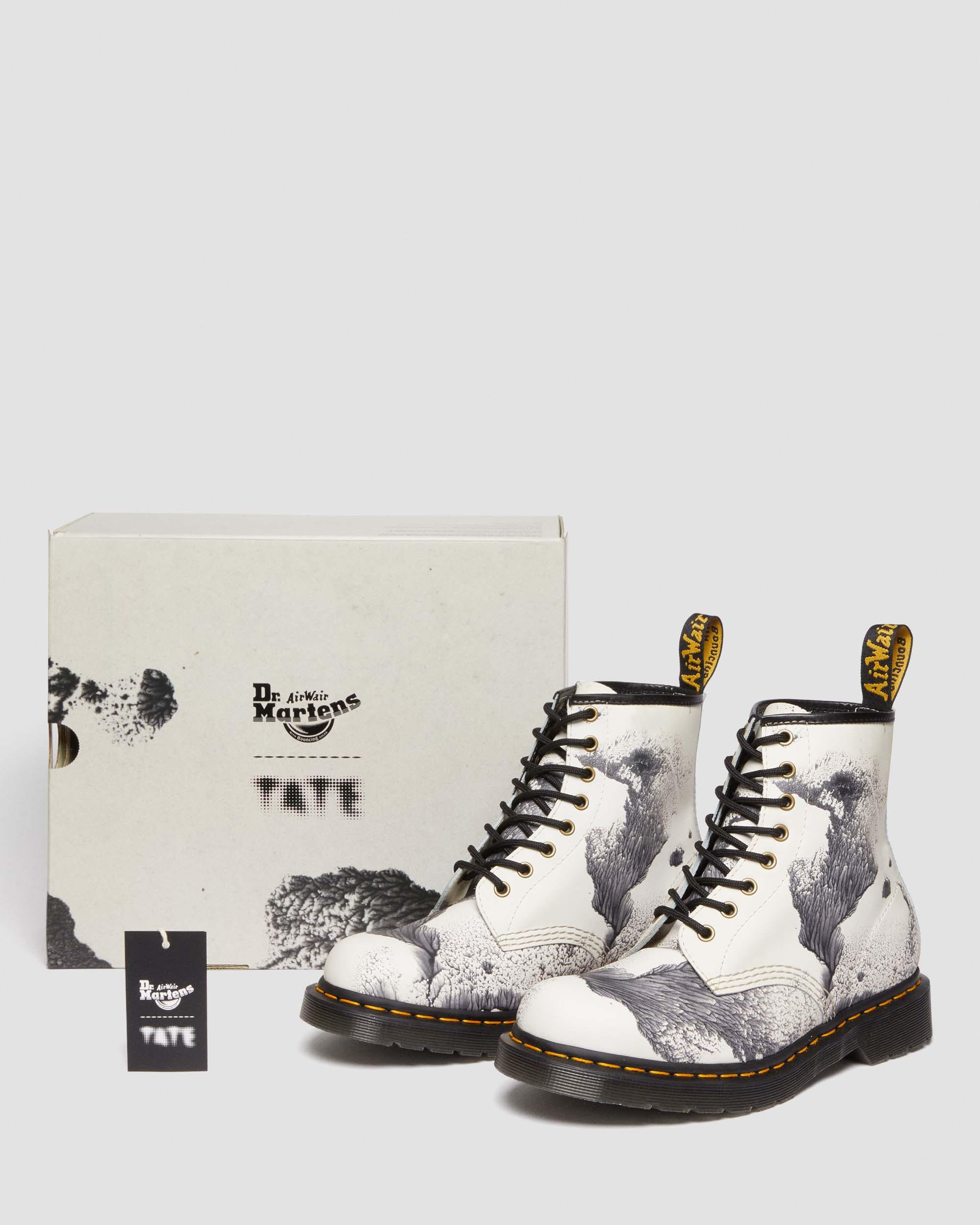 1460 Tate 'Decalcomania' Backhand Leather Lace Up Boots - 4