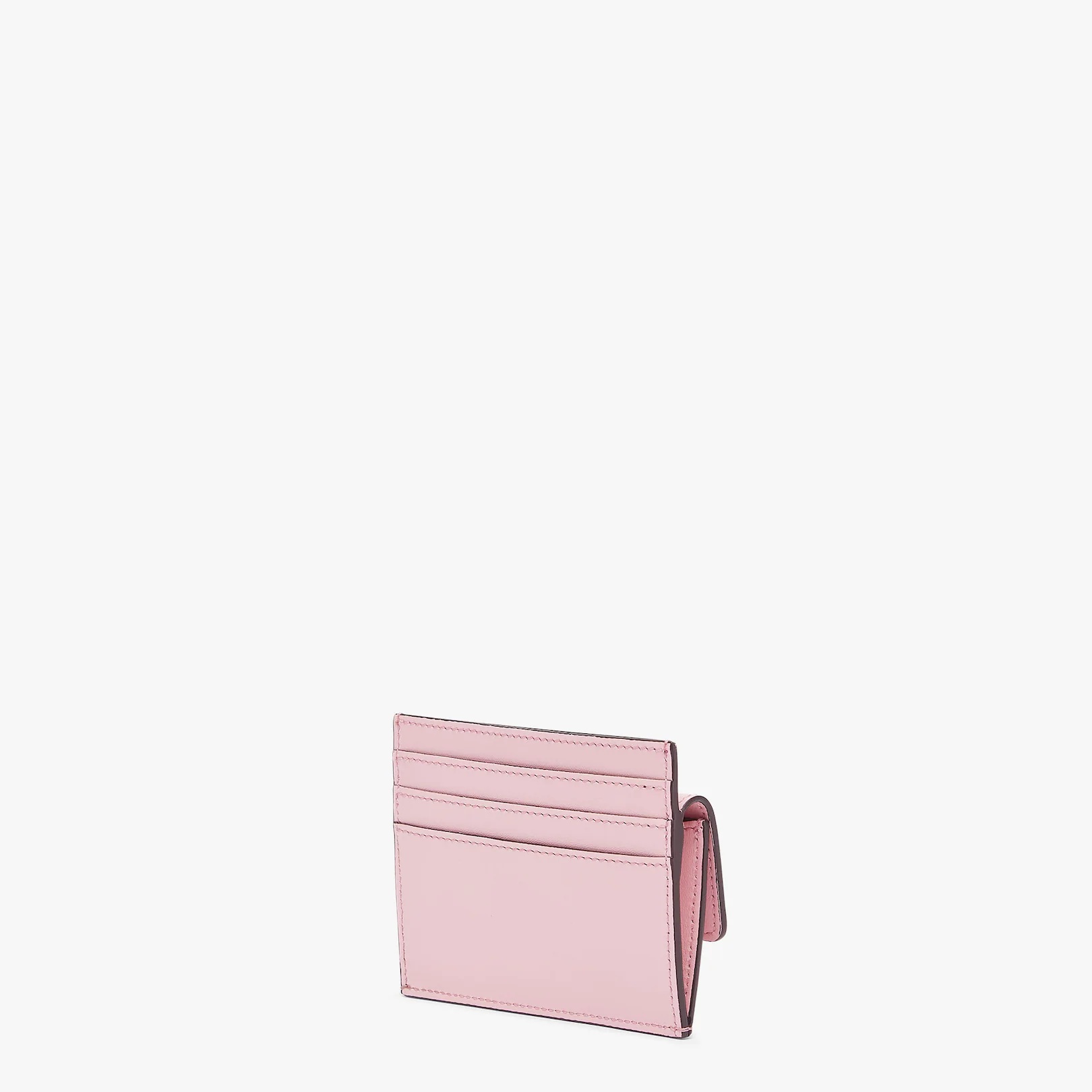 Pink leather card holder - 2