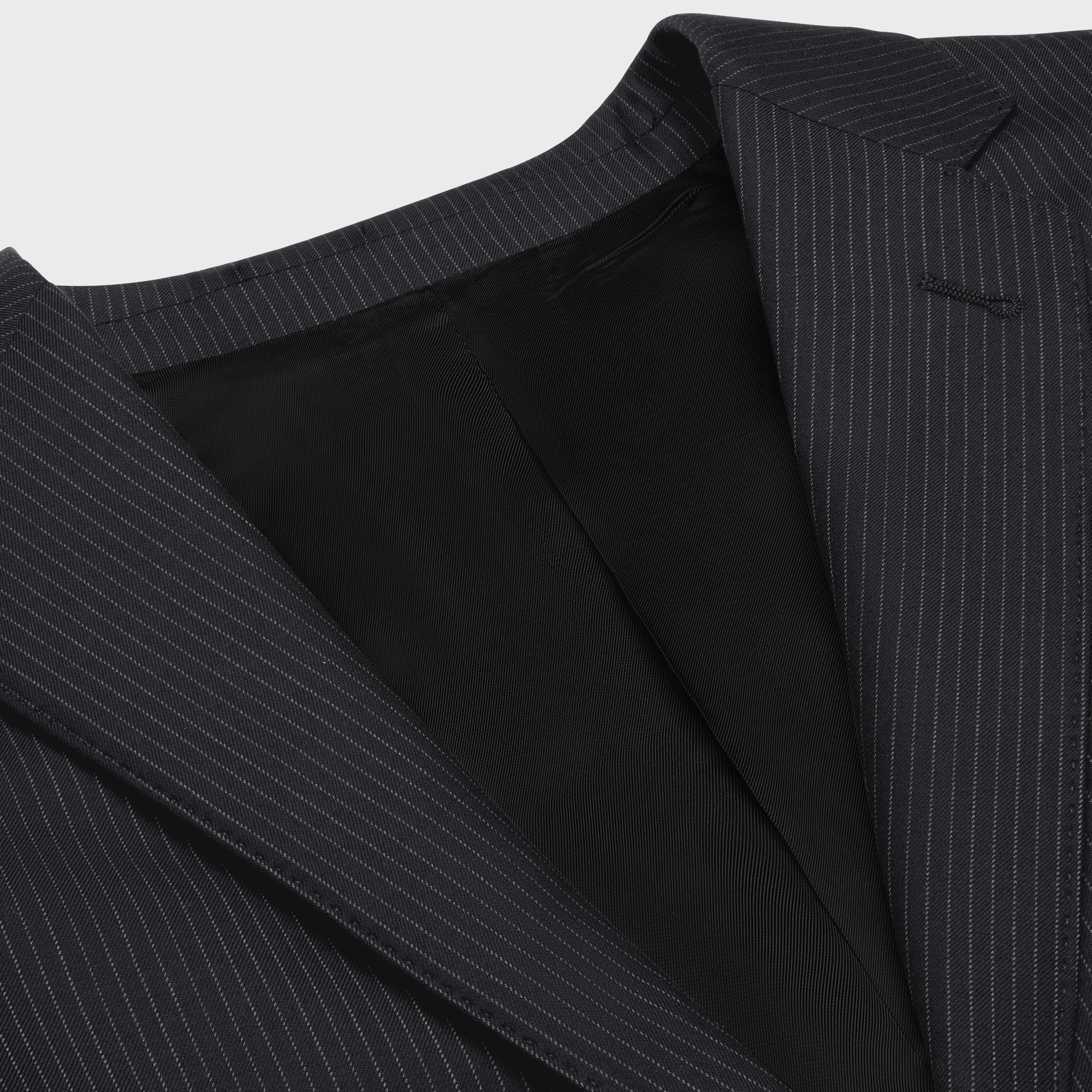 short jacket in striped wool - 3