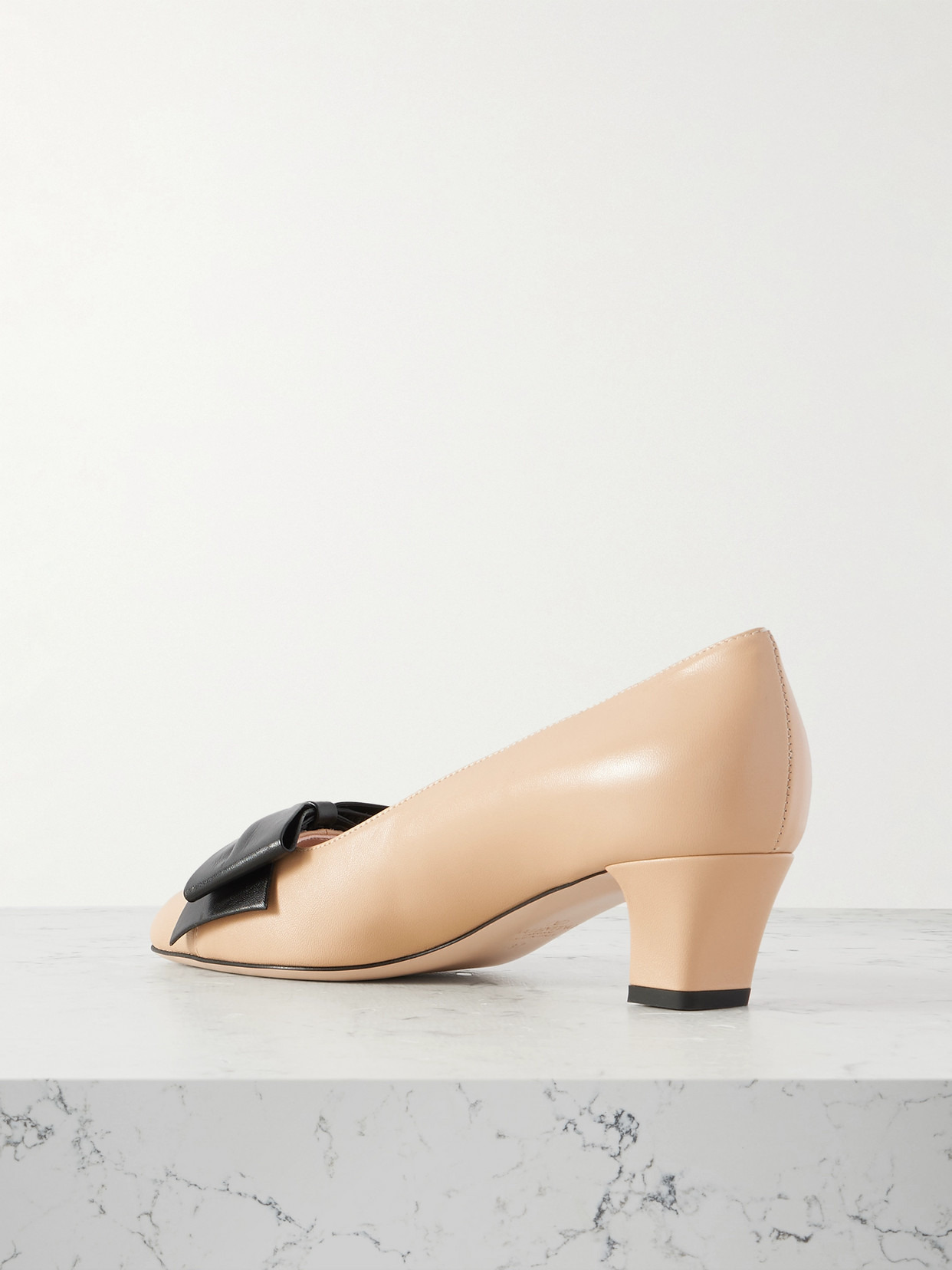 Bowow 45 Bow-embellished Leather Pumps - 3