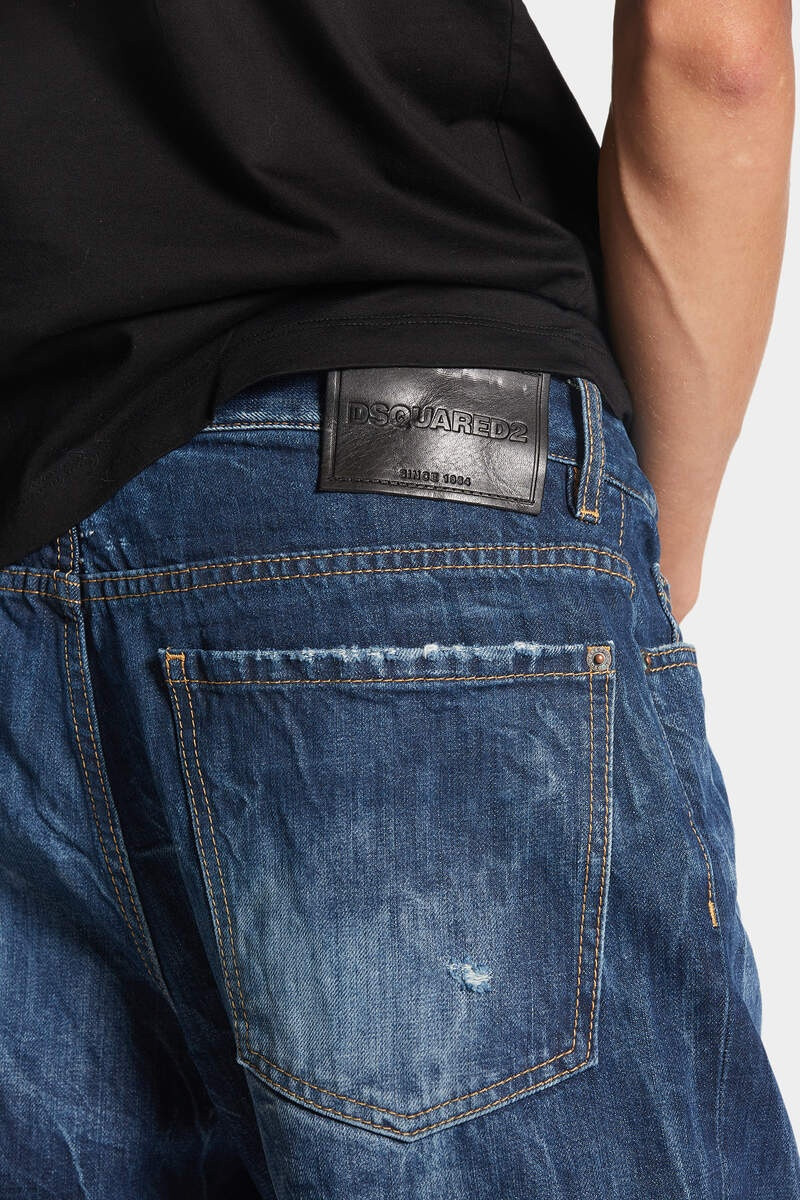 ICON DARK WASH 스탬프 BRO JEANS 5
