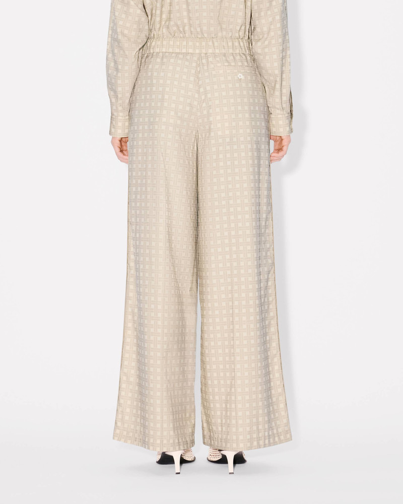 'KENZO Weave' pyjama pants in twill cotton viscose 5