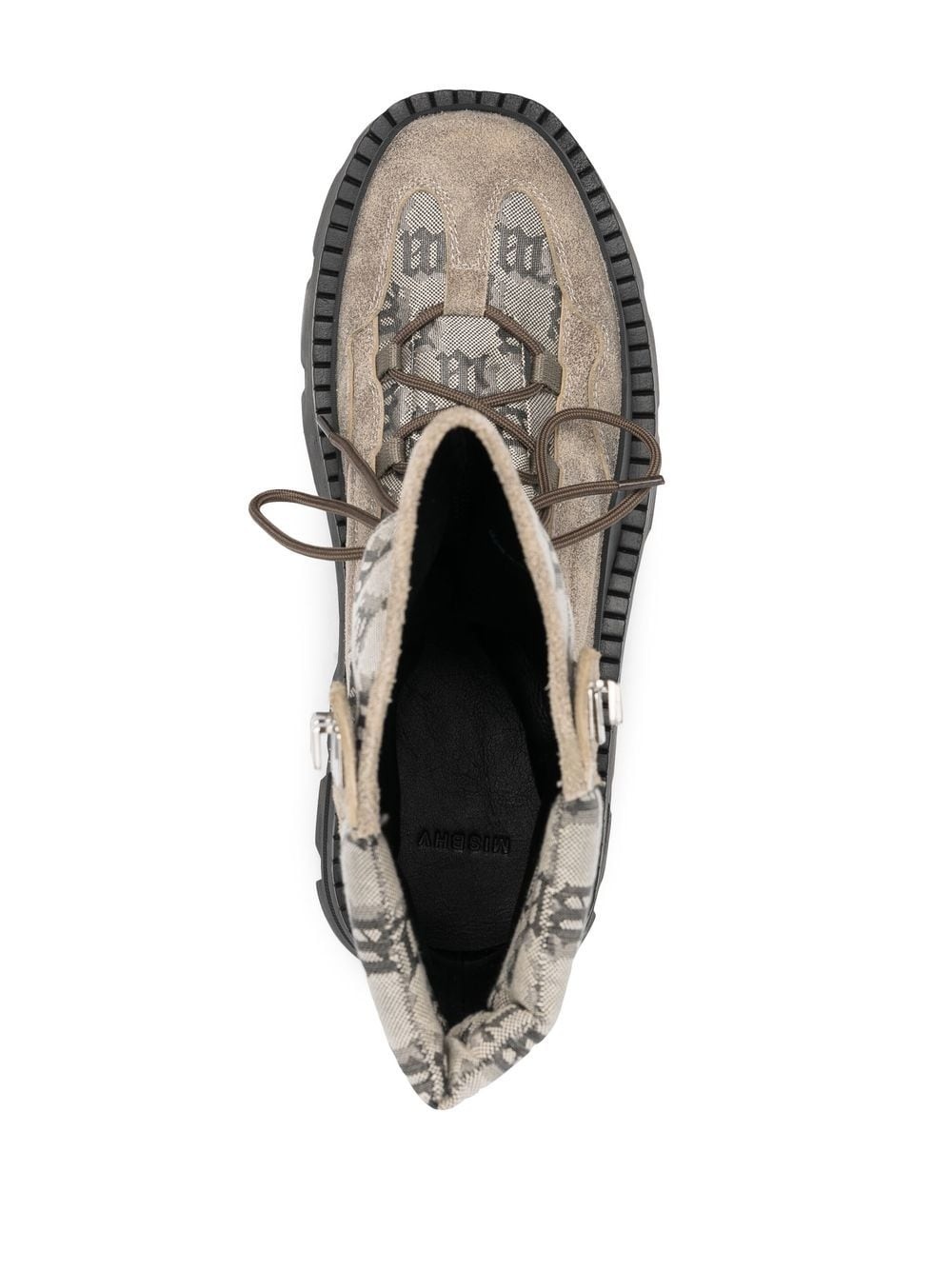 logo-print hight-top sneakers - 4