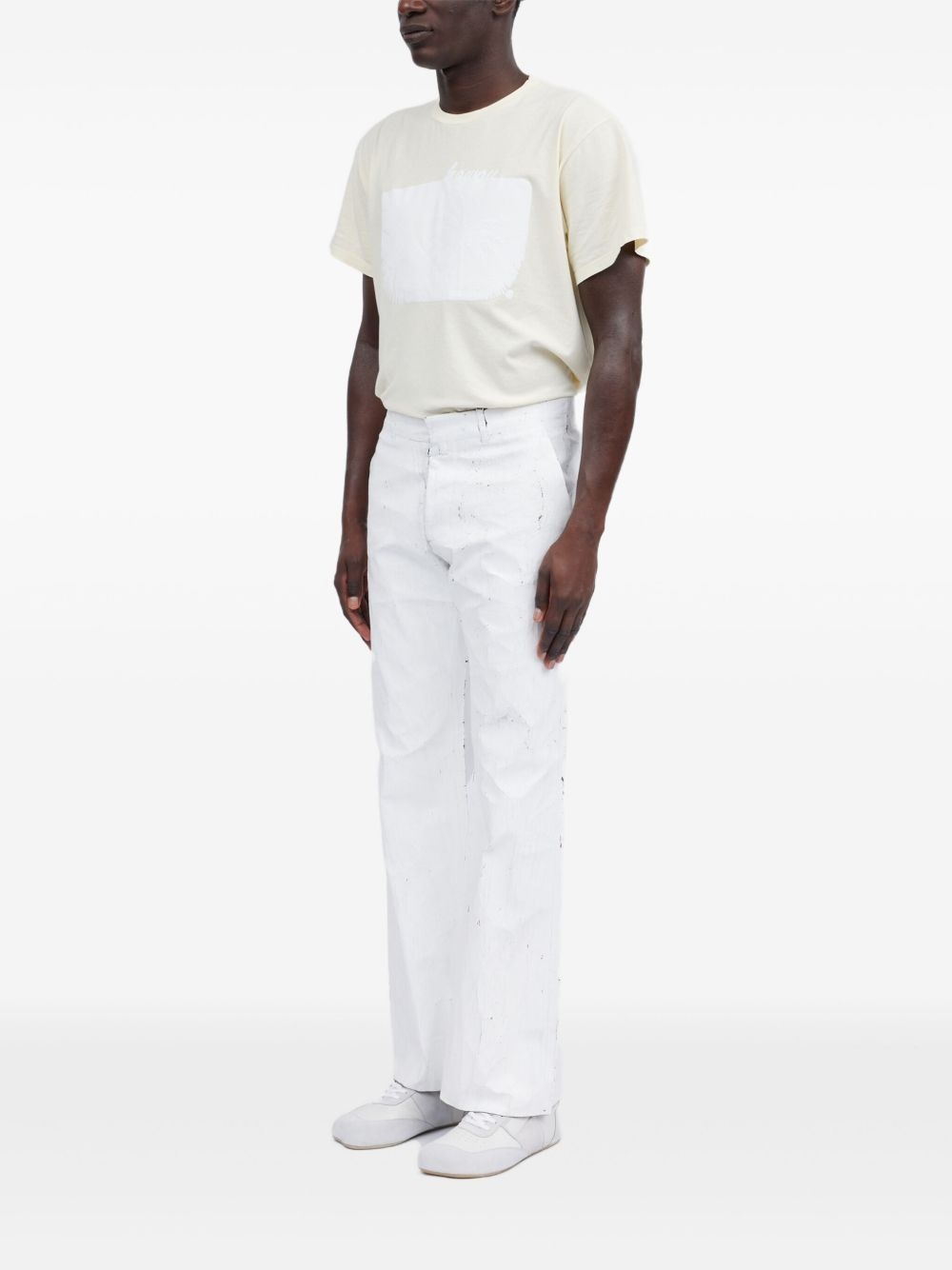coated trousers - 4