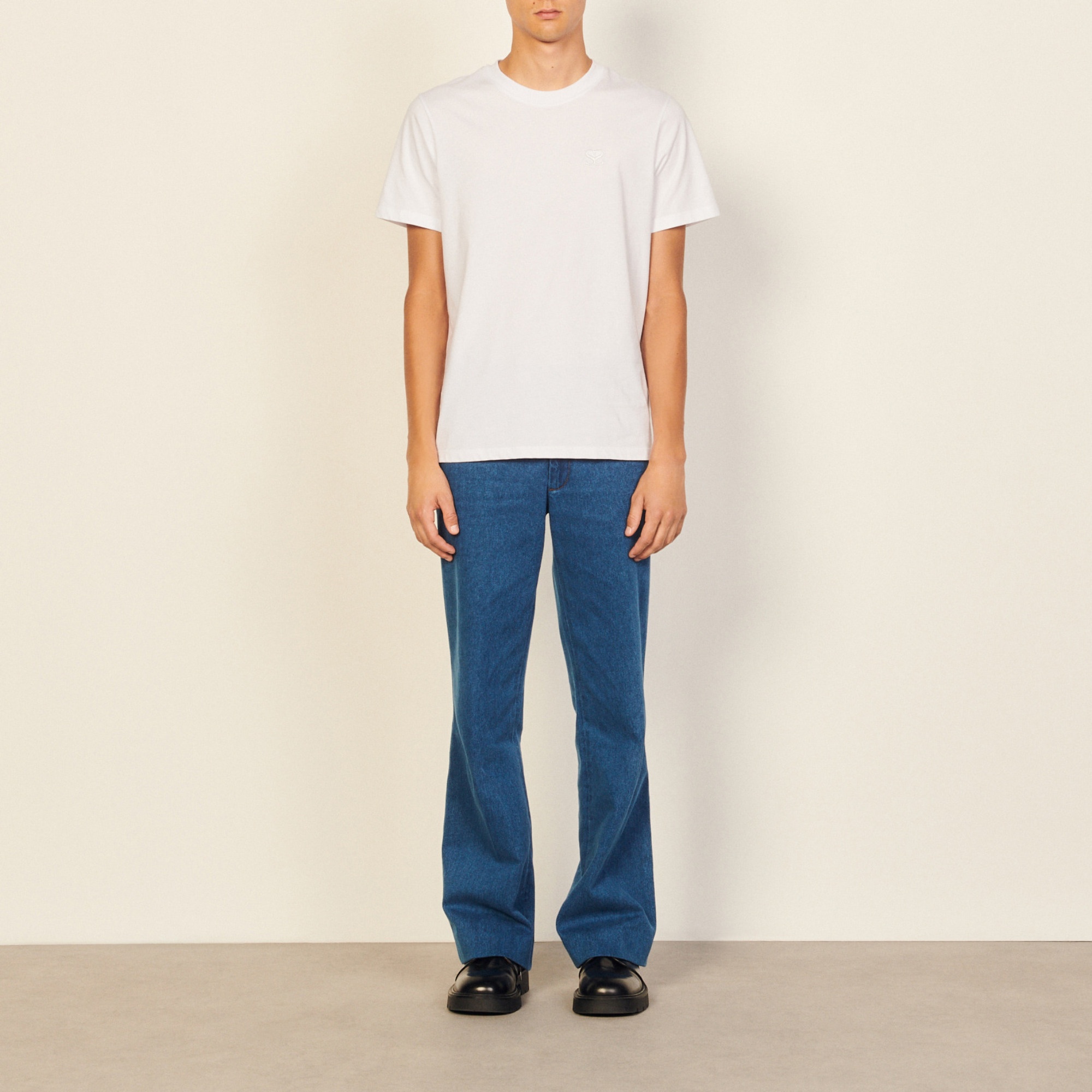 T-shirt with logo embroidery - 5
