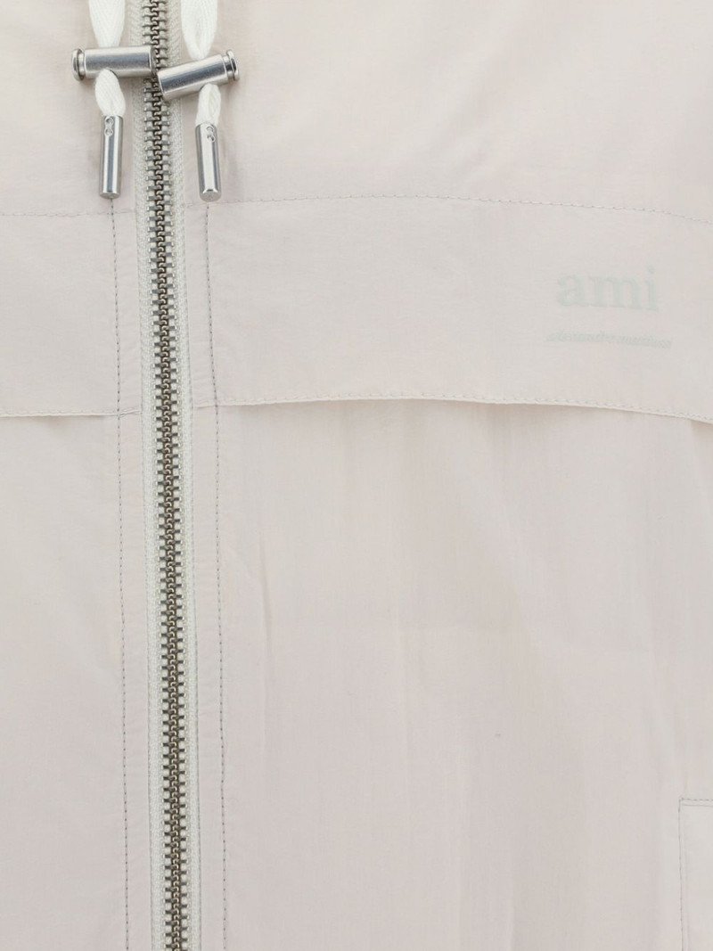 logo-print hooded windbreaker 3