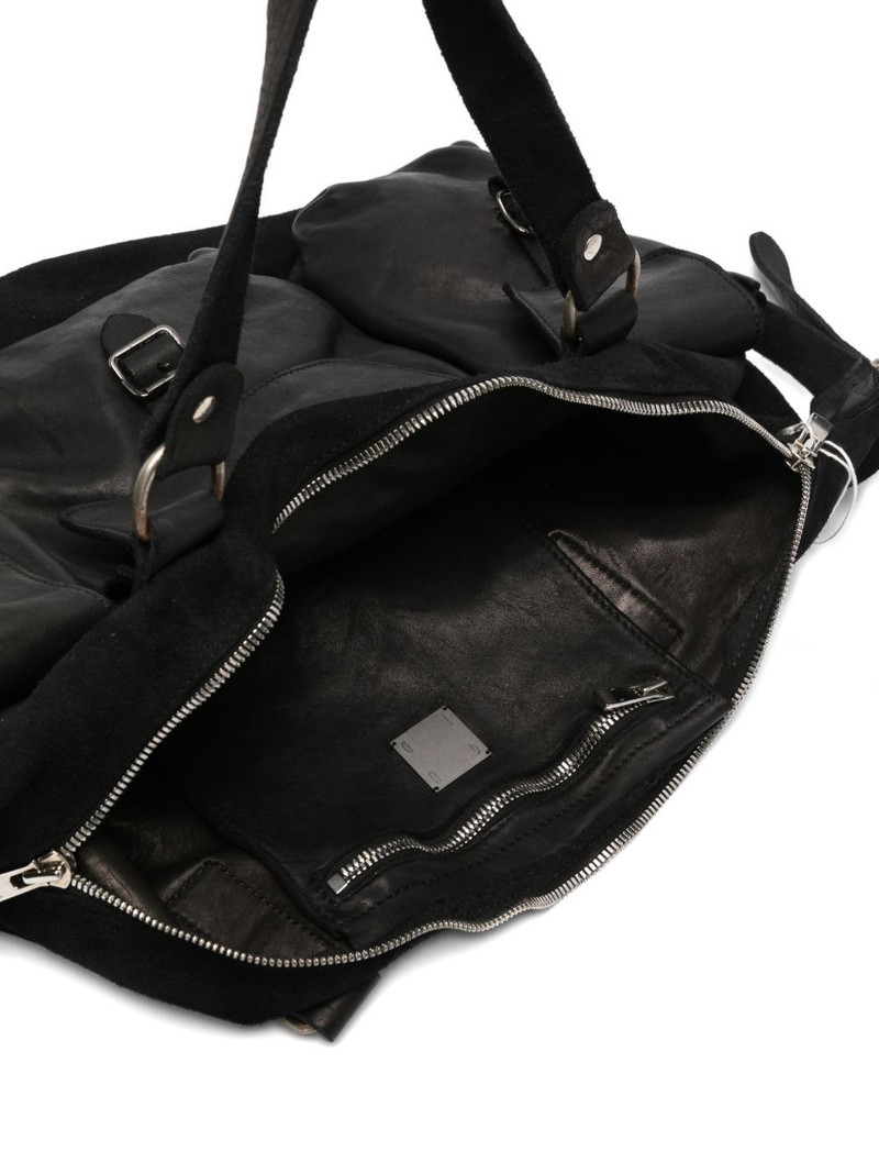 cargo-pocket suede tote bag 5