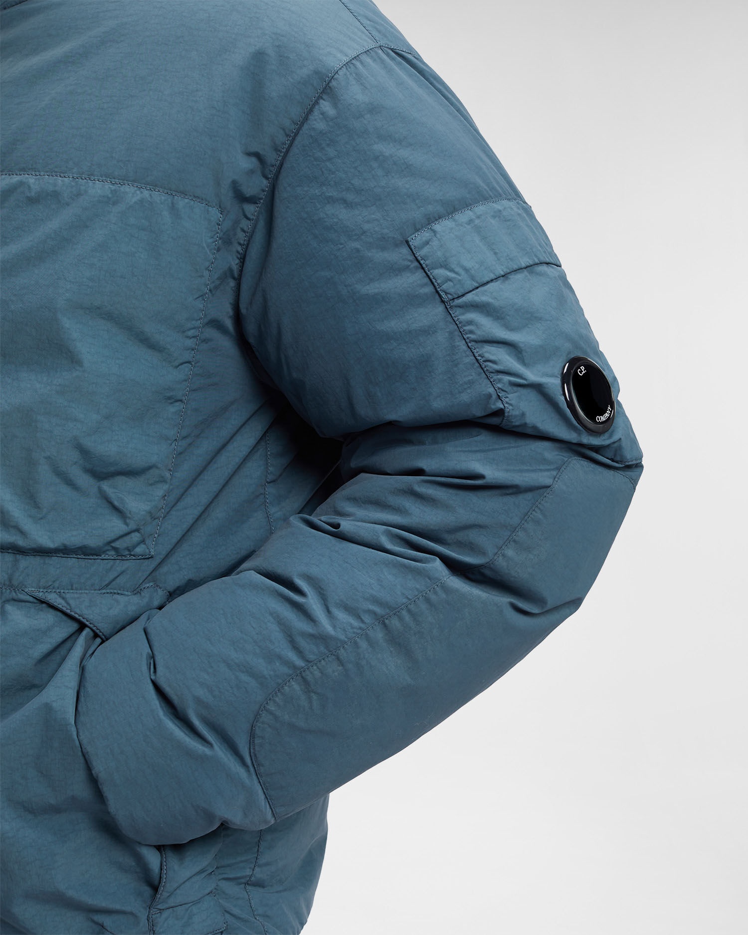 C.P. Company CS II Lens-detailed jacket - Blue