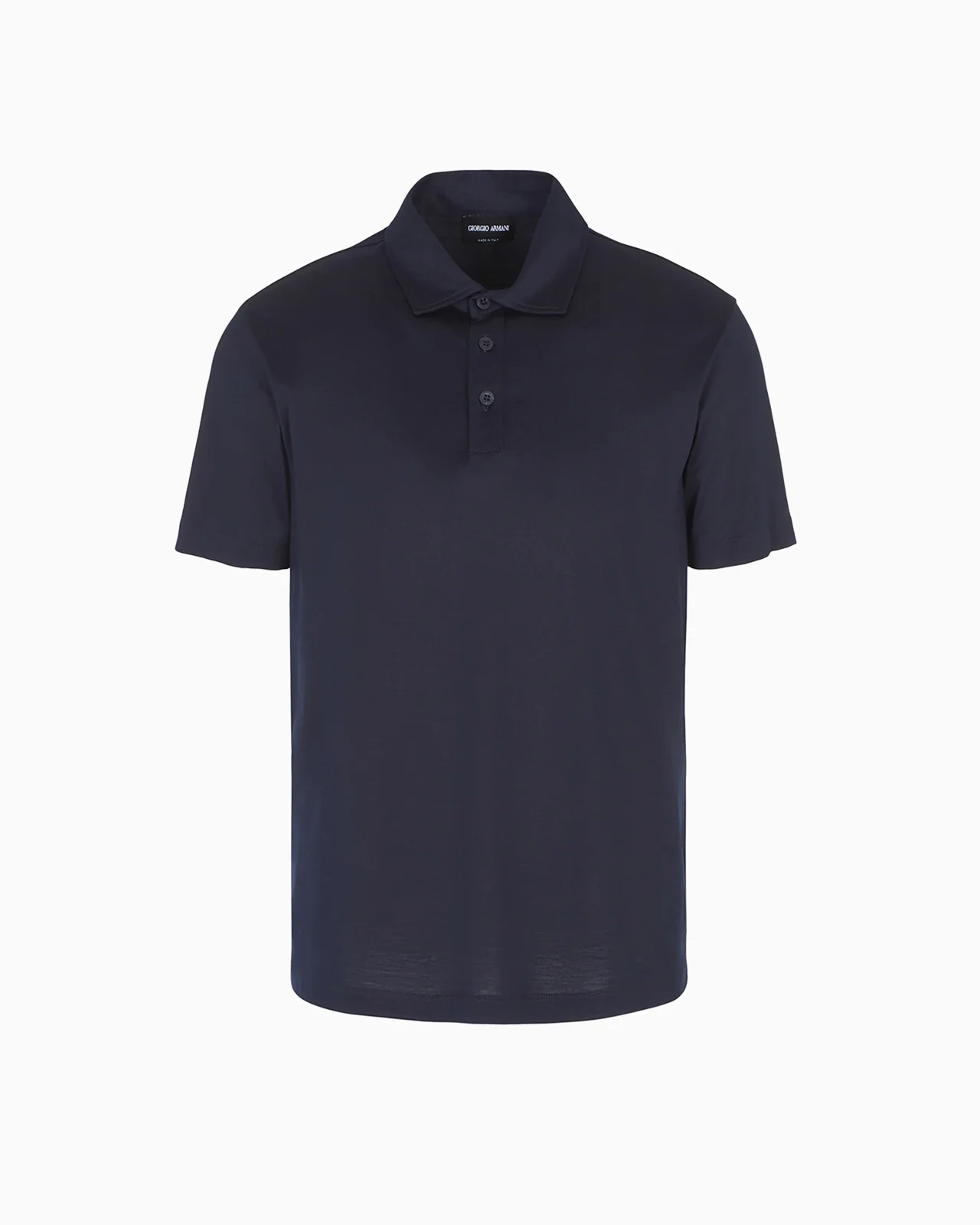 Silk and cotton-mélange jersey polo shirt - 1