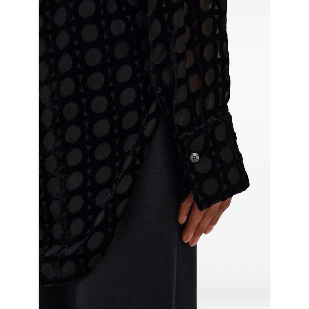 Ferragamo Black Tops - Blouses Women - 6