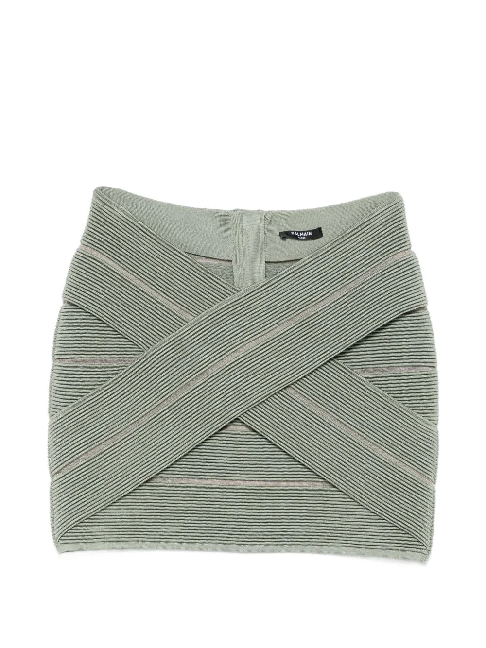 crossover knitted skirt - 1