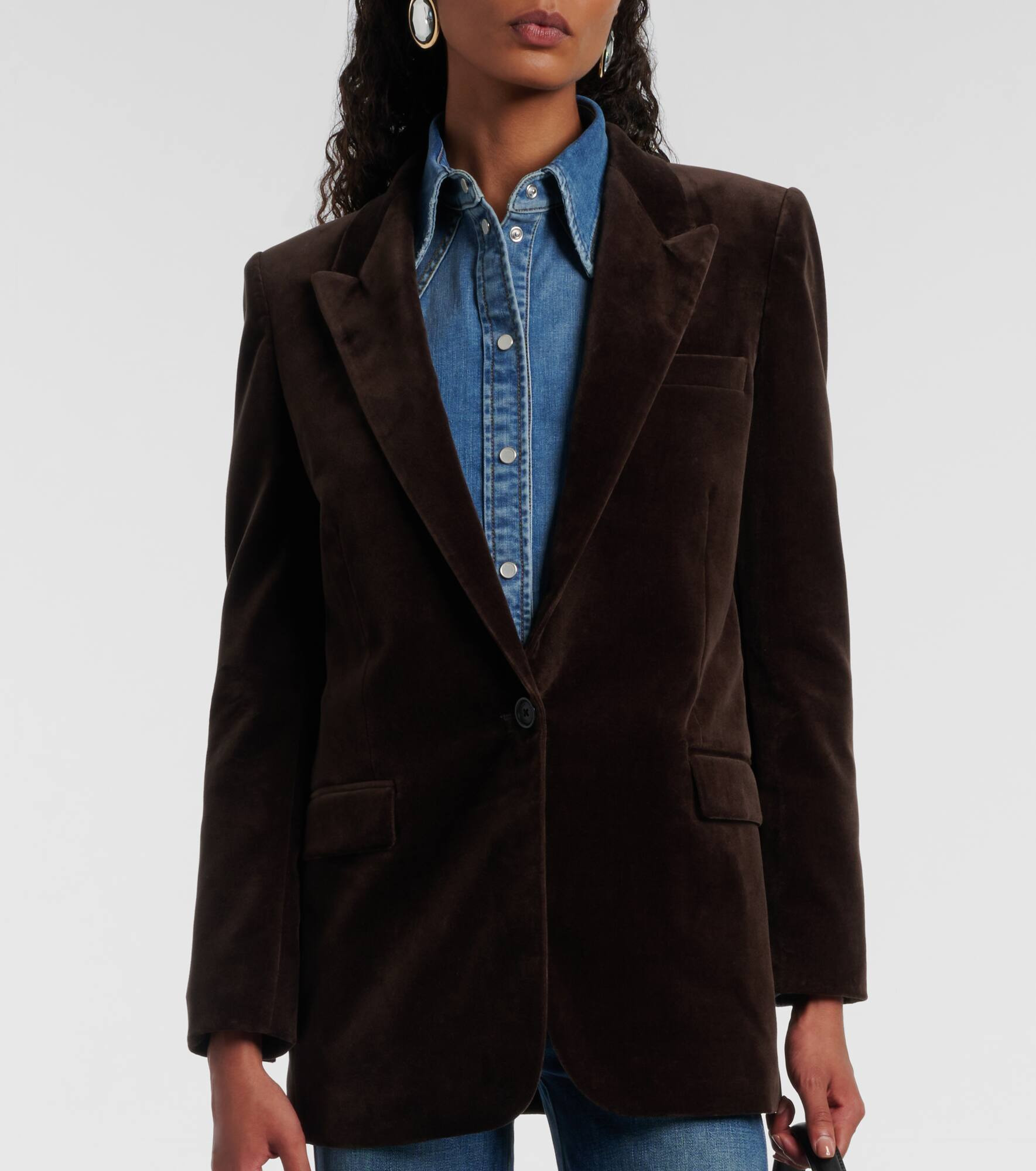 Diane velvet blazer - 6