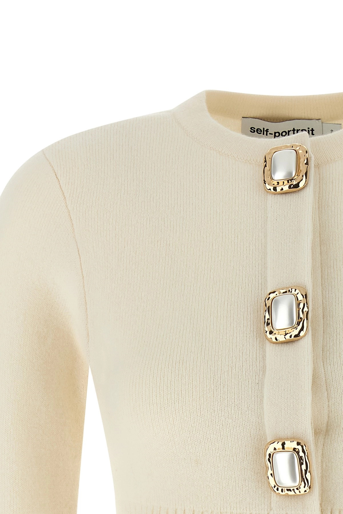 'Cream Wool' cardigan - 4