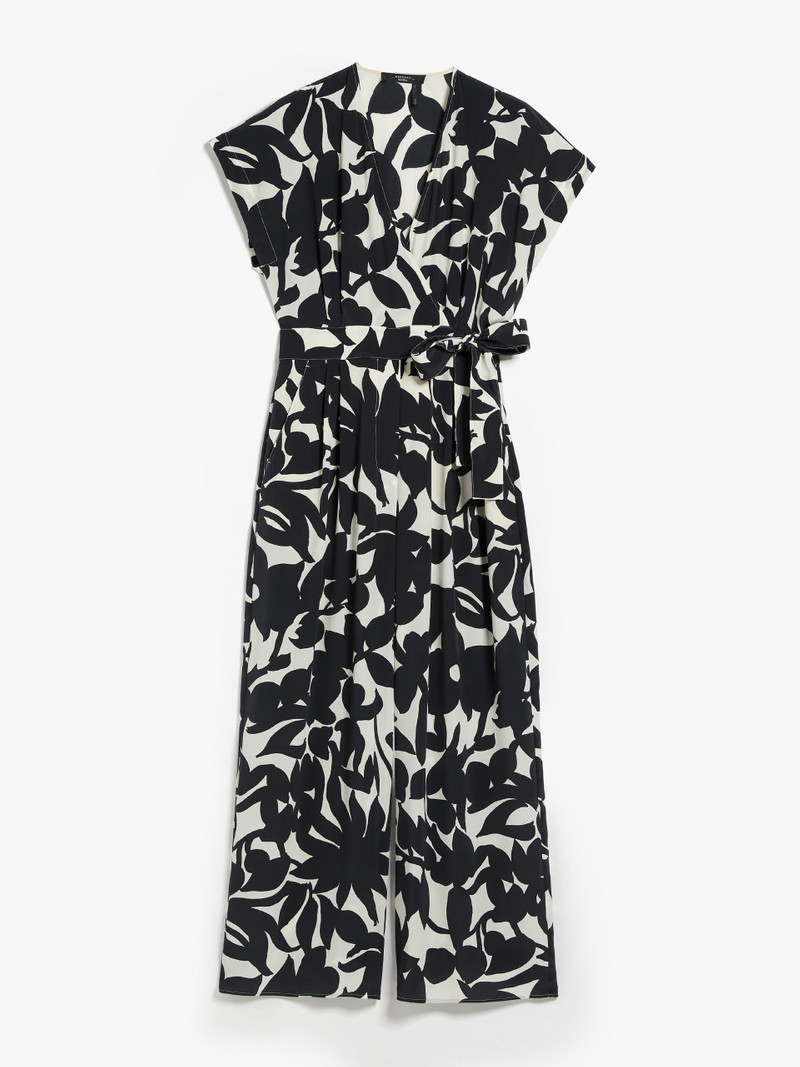 DOLLARO Jumpsuit in printed silk 1