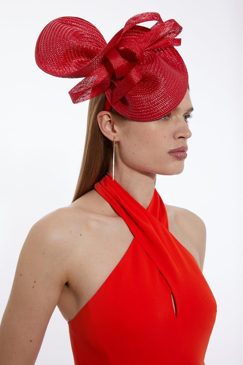 Asymmetric Bow Headband Fascinator 1