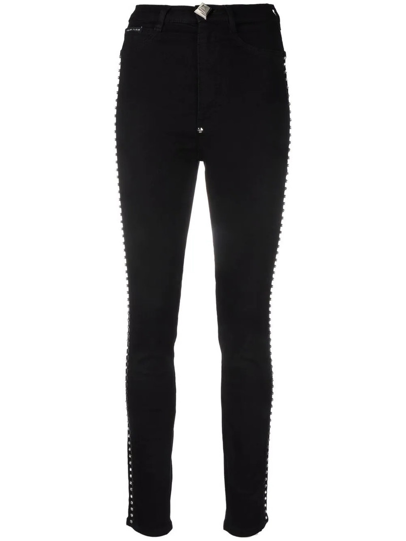 Crystal super high-waist jeggins 1