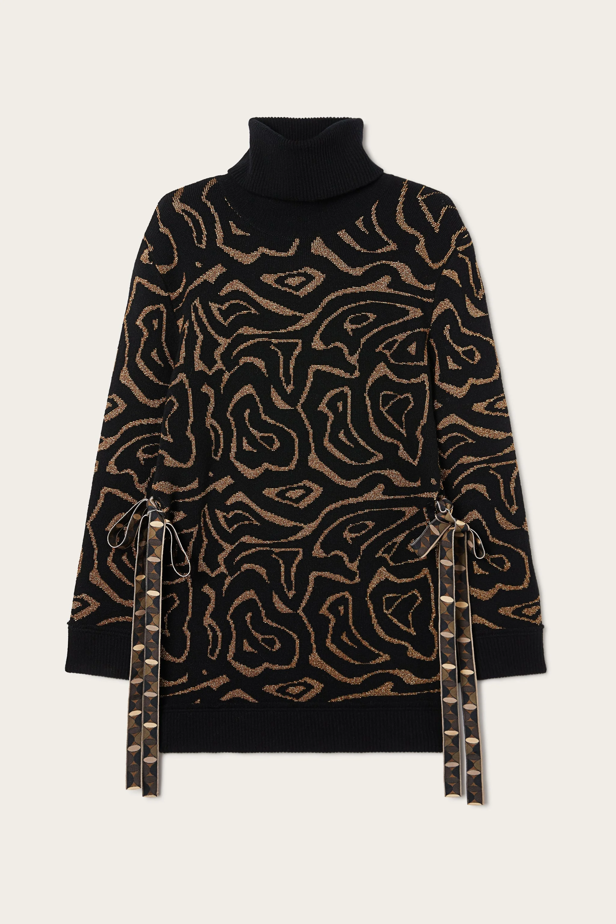 LABIRINTO PRINT OVERSIZED SWEATER - 1