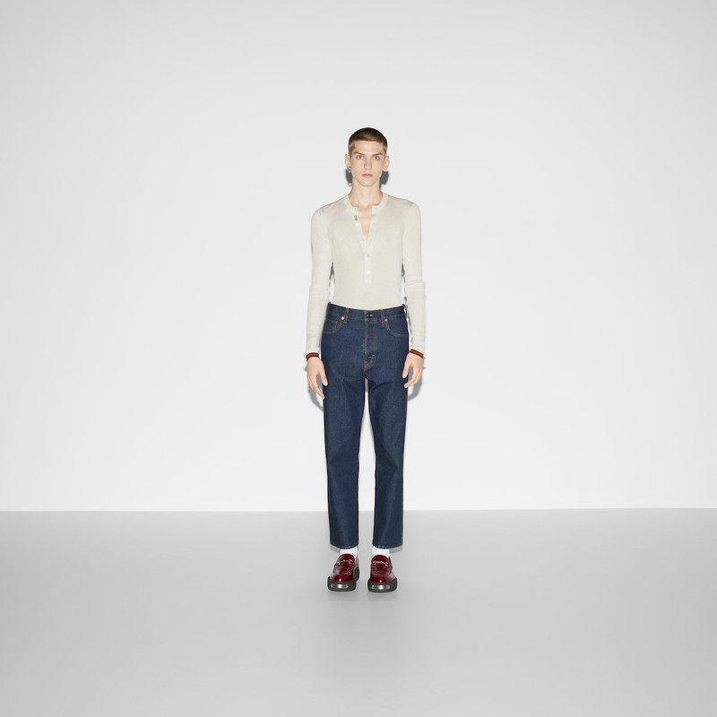 GUCCI Cropped denim pant outlook