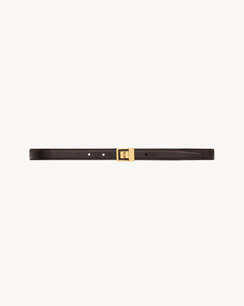 LA 66 THIN BELT IN SMOOTH LEATHER - 1