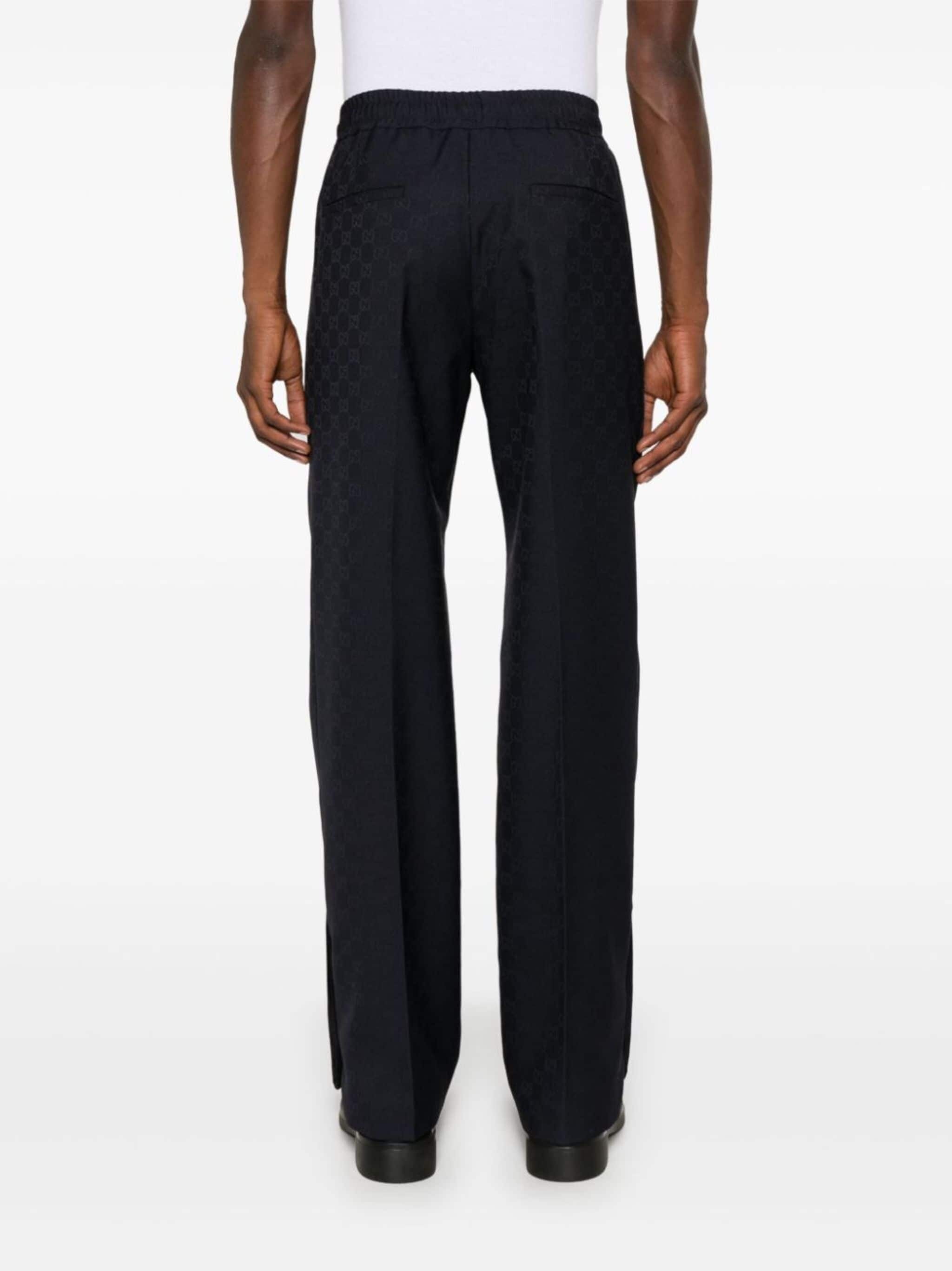 GG Supreme-jacquard straight trousers - 4