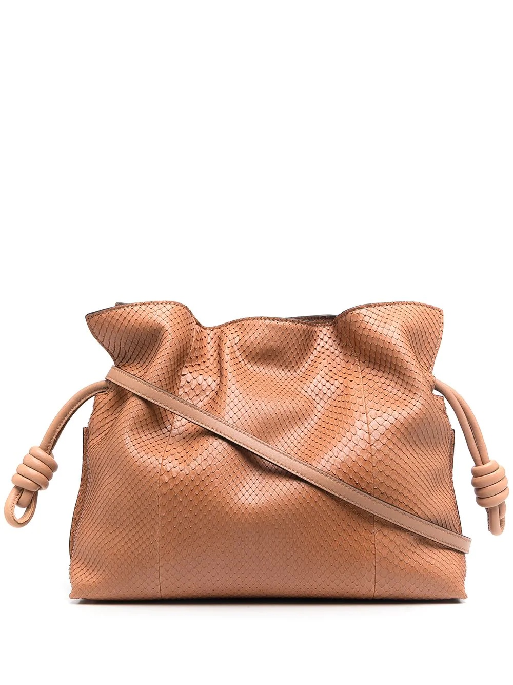 drawstring fastening shoulder bag - 1