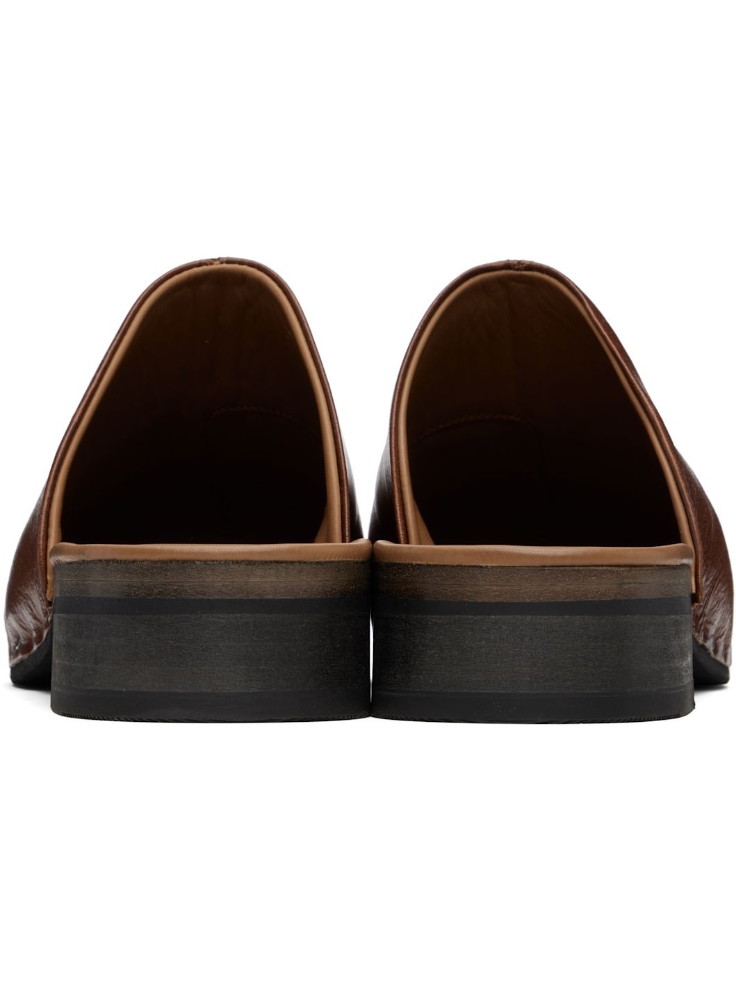 Brown Naoto Clogs - 2