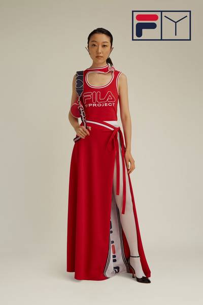 Y/Project Fila Wrap Maxi Skirt outlook