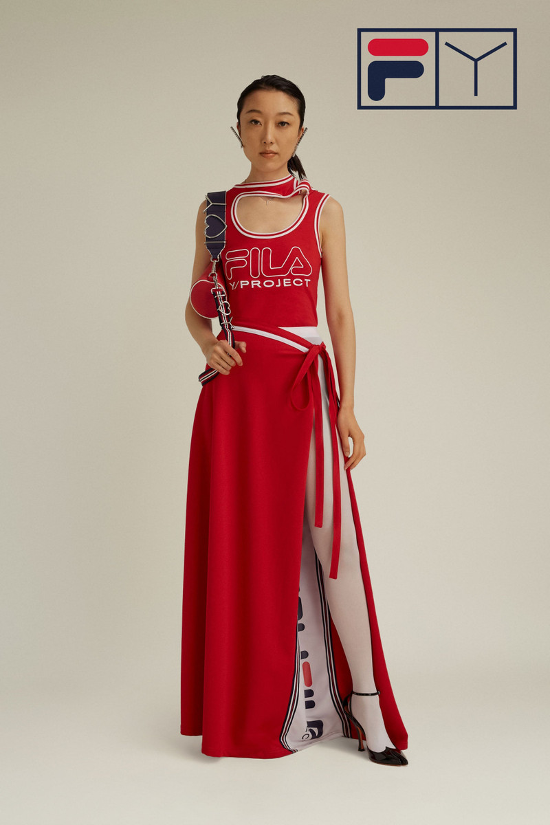 Y/Project Fila Wrap Maxi Skirt outlook