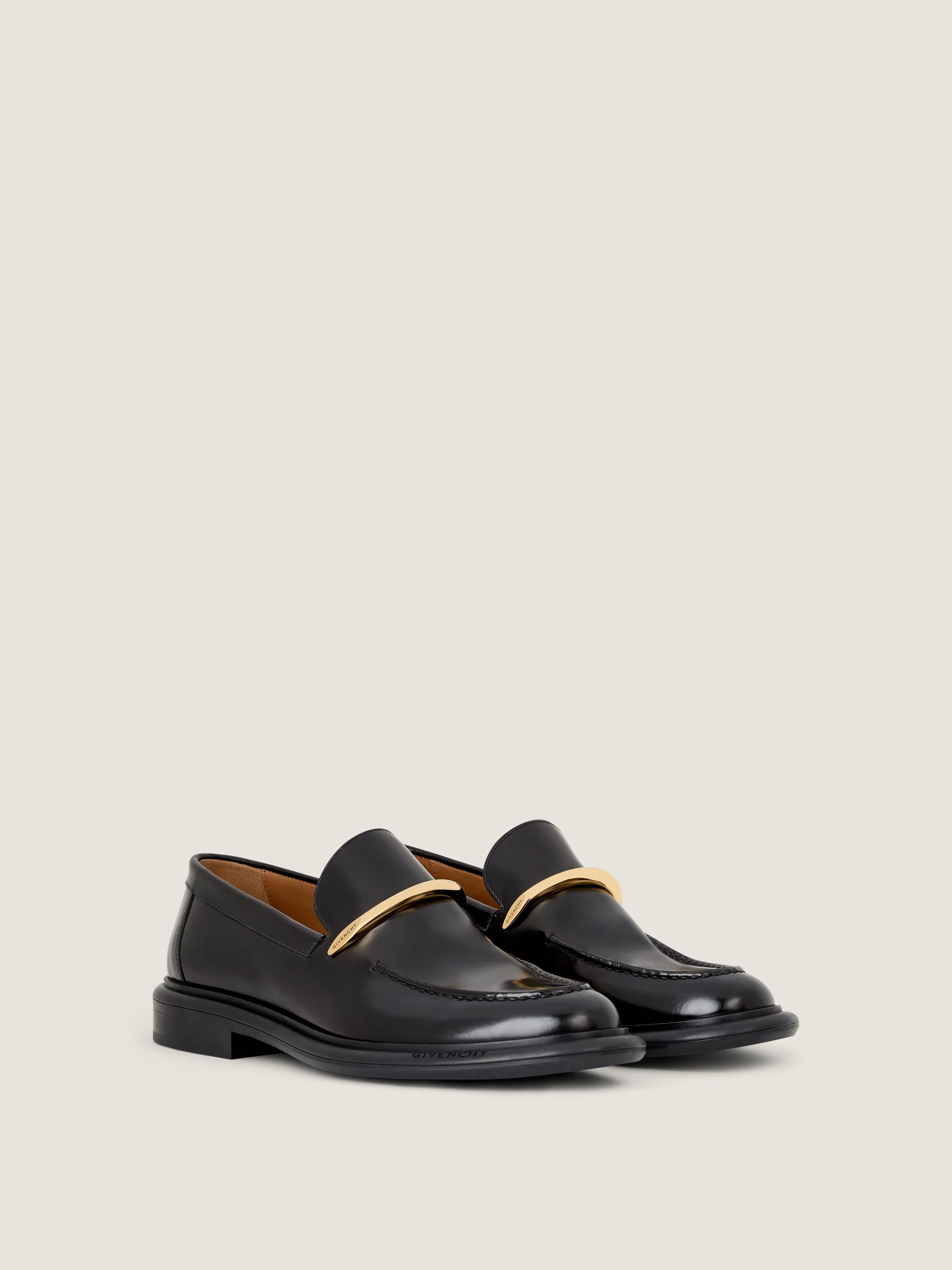 PINCH LOAFERS IN BRUSHED LEATHER - 1