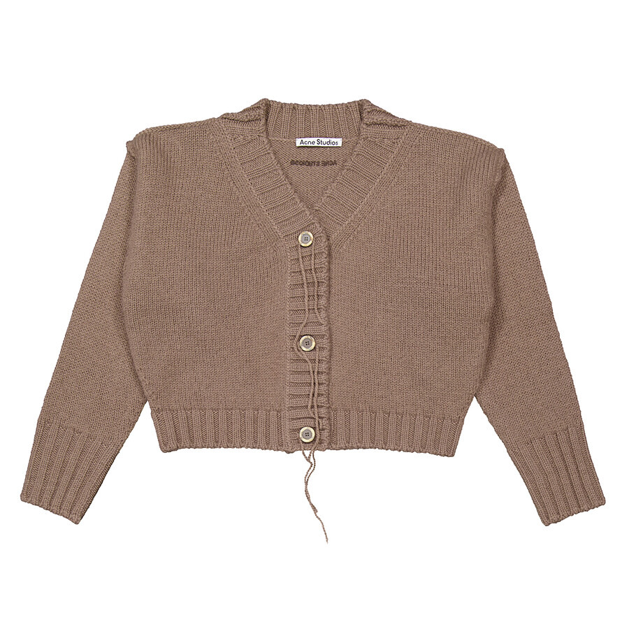 Acne Studios Cropped Knitted Cardigan - 1