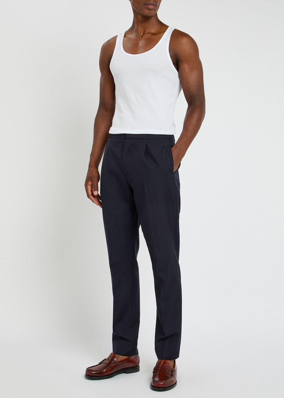 Tom Ford Ribbed Logo Jersey Tank - 4