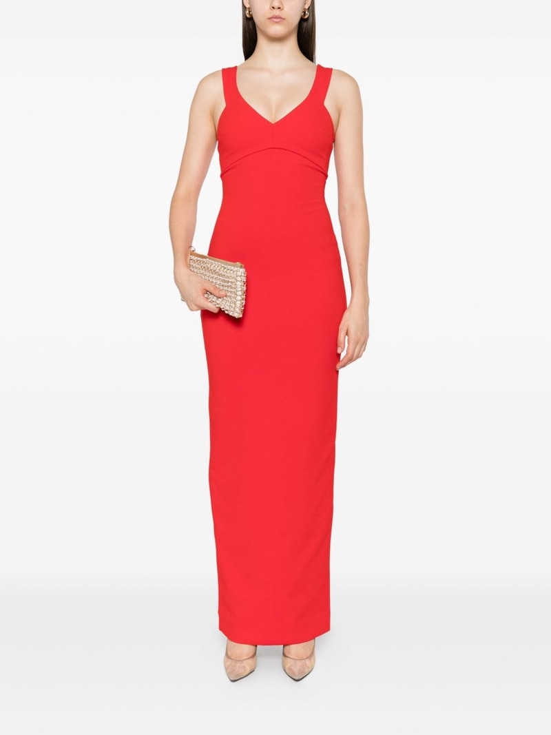 SOLACE LONDON Nalani V-neck maxi dress outlook
