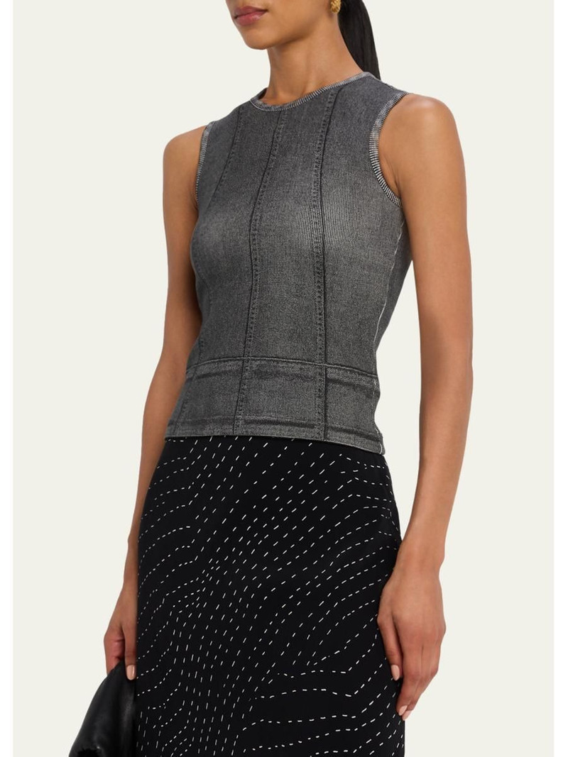 Miramar Ribbed Muscle Tank Top 4