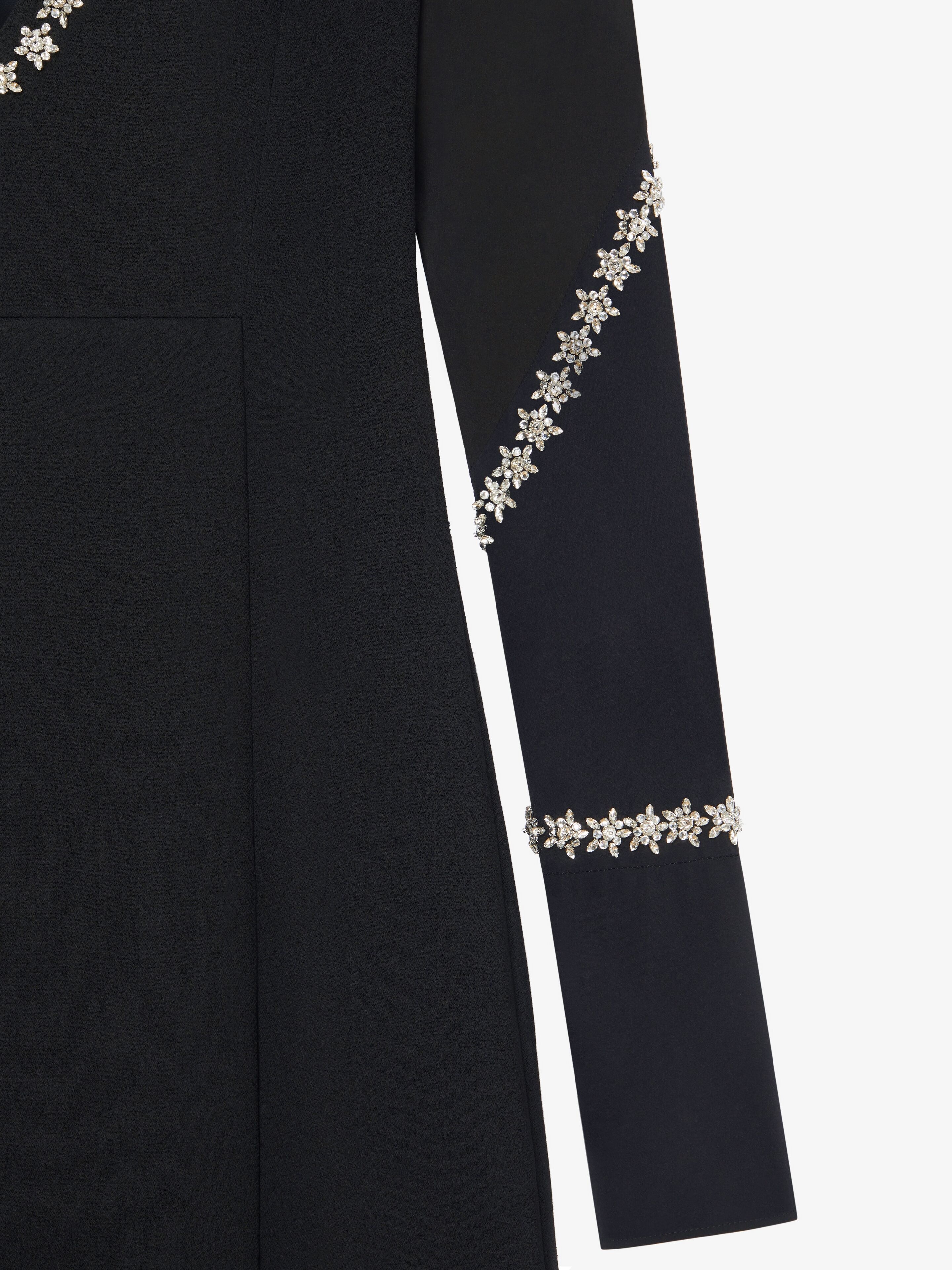 EVENING DRESS WITH CRYSTAL DETAILS - 6