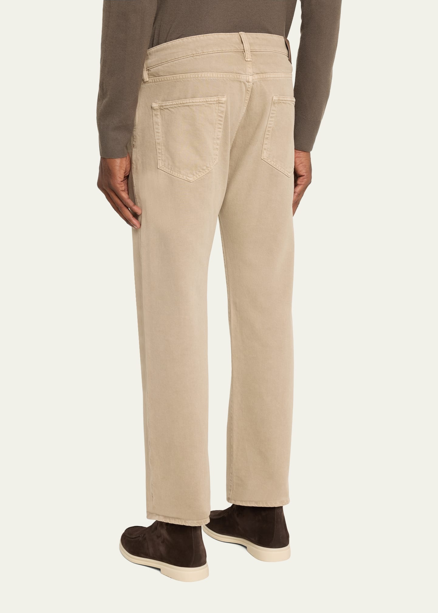 Men's Carlo Hyannis Straight Cotton Trousers - 3