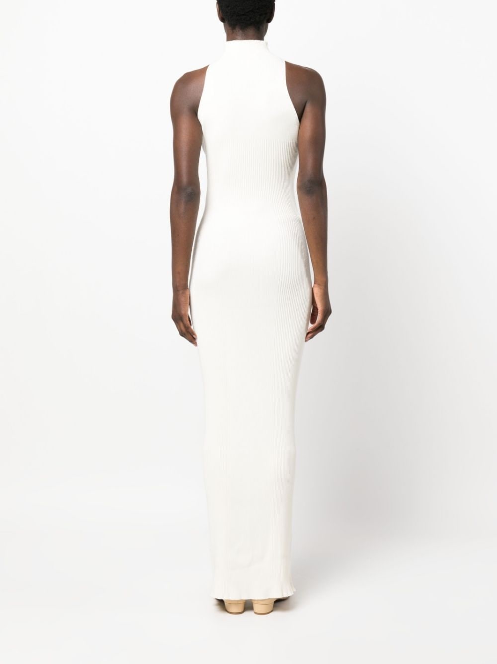 Zero rib-knit maxi dress - 4